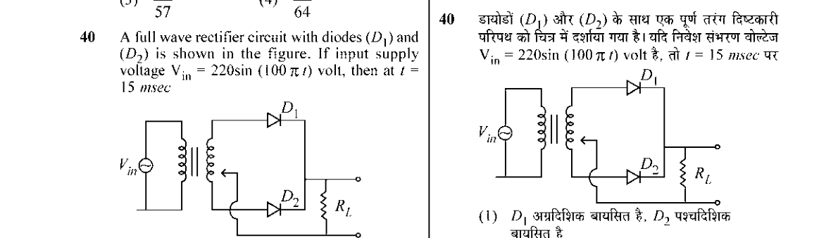 diagram for Rectifier operation