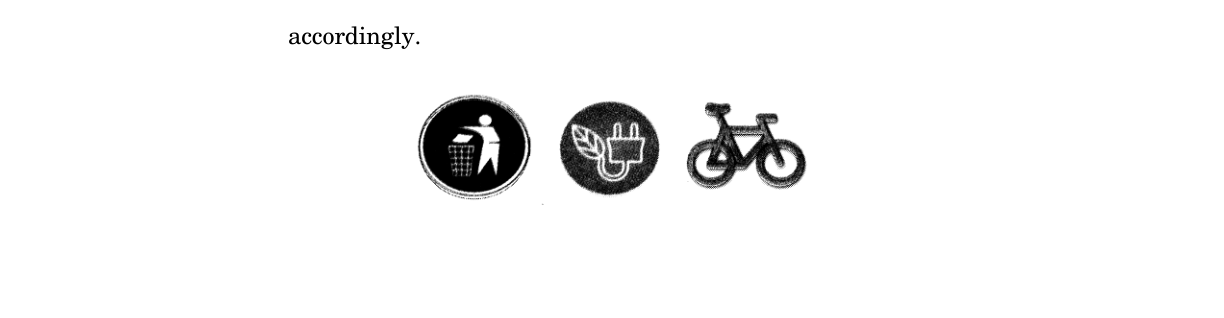 diagram for Explain environmental-conservation symbols