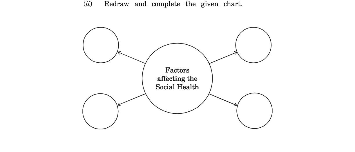 diagram for Factors affecting social health