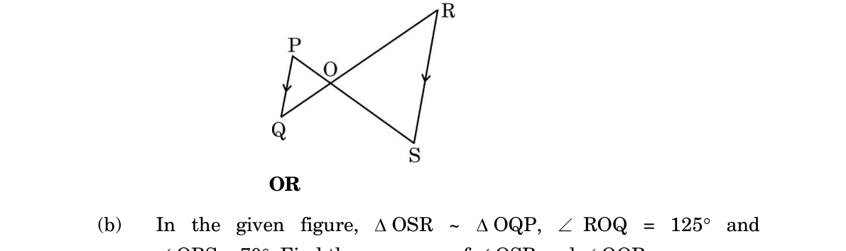 diagram for Prove triangles similar from PQ || RS